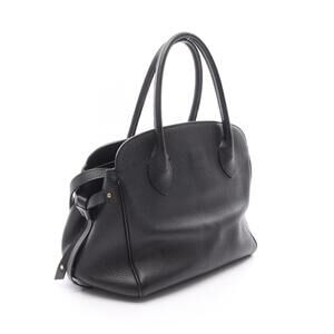 Louis Vuitton Milla Handbag Calfskin Leather Black